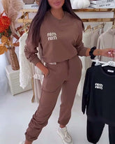 Zestaw bluz z nadrukiem literowym