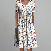 zarliwie – Sukienka midi z lejącej tkaniny