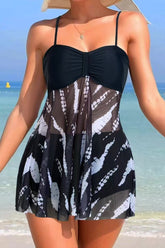 Nowy zestaw kostiumów kąpielowych z nadrukiem z siateczki 2025