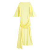 European And American Style New Style Light Mature Lady Style Design Slim Hip-Covered Back Layered Decorative Long Dress Long Skirt