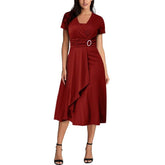 ✨【S-4XL】Damska sukienka z asymetrycznym dołem