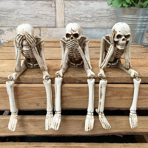 🎃👻💀Kominek symulujący halloweenową czaszkę