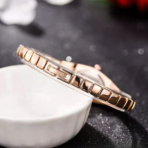 💎Zegarek damski z bransoletą z kryształków⌚⌛