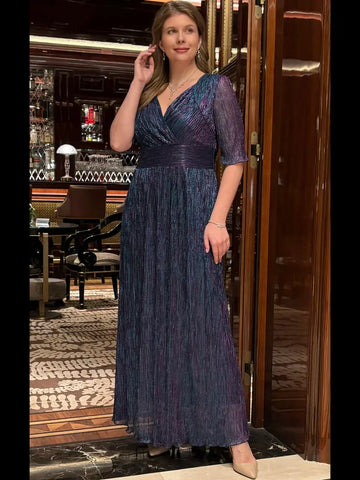 [S-5XL]Glitter Gradient Dress|Light and airy|Elegant and refreshing