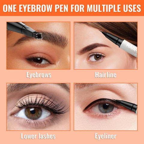 🌟 Osiągnij idealne brwi ✨ 4D Brow Pen-dla naturalnej, całodniowej perfekcji brwi i eyeliner! 💁‍♀