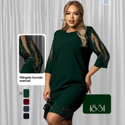 💥👗[S-5XL]Stylowe i eleganckie sukienki plus size na jesień i zimę