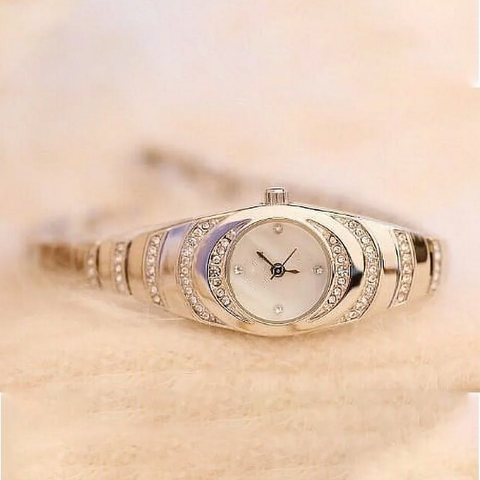 💎Zegarek damski z bransoletą z kryształków⌚⌛
