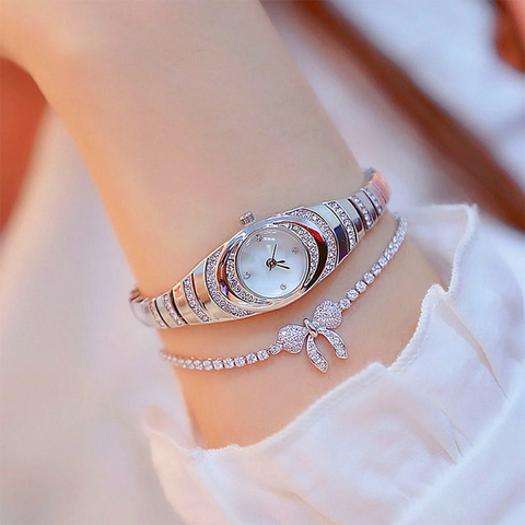💎Zegarek damski z bransoletą z kryształków⌚⌛
