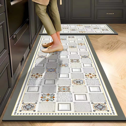 💥💥Long Diatom mud Floor Mat, Super Absorbent, Non-slip and Dirt-resistant