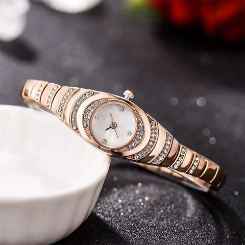 💎Zegarek damski z bransoletą z kryształków⌚⌛