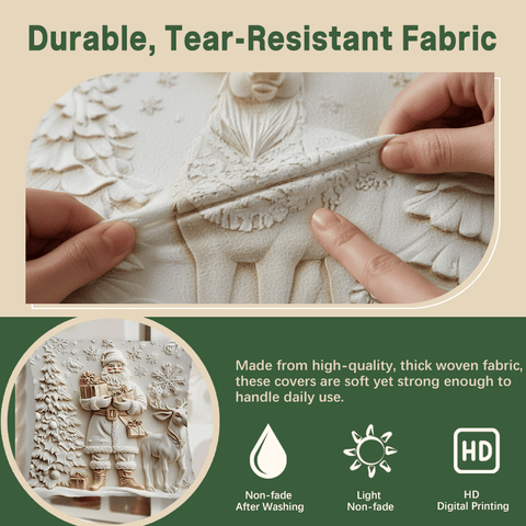 🎅Wyprzedaż świąteczna 49% TANIEJ🎄Poszewka na poduszkę z motywem świątecznym