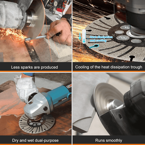 ⚙️ Ściernica kątowa – Diament galwanizowany 4 1⁄2" PLUS+