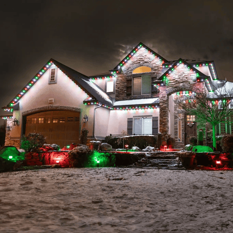 🎅 Early Christmas 49% ΕΚΠΤΩΣΗ - Smart Rainbow Permanent LED Outdoor Lamp - Smartlight 🎁