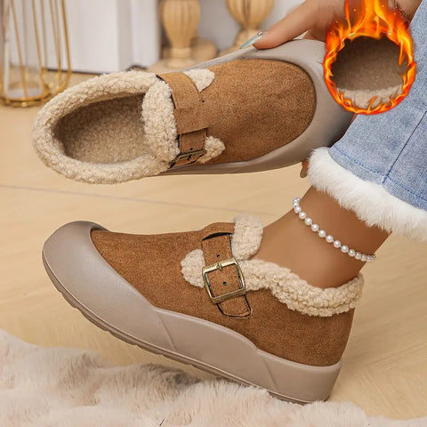 Women's Warm Fleece-Lined Cozy Boots