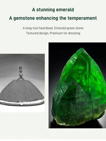 Naszyjnik kolczyki bransoletka szmaragd