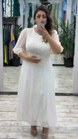 👗[S-5XL]Nowa modna sukienka, klasyczny design, elegancka i prosta