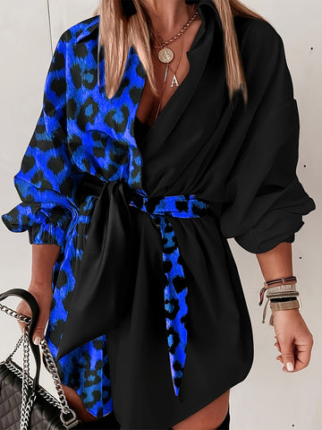 2025 Comfortable V-neck Wrap Button Dress