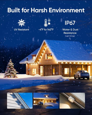 🎅 Early Christmas 49% ΕΚΠΤΩΣΗ - Smart Rainbow Permanent LED Outdoor Lamp - Smartlight 🎁