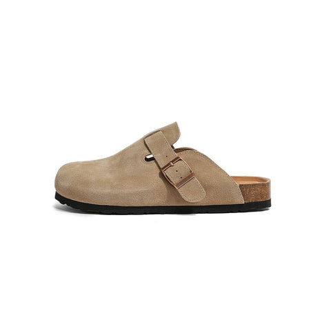 Miękkie i gęste, drewniane, podwyższone półpantofle, buty outdoorowe