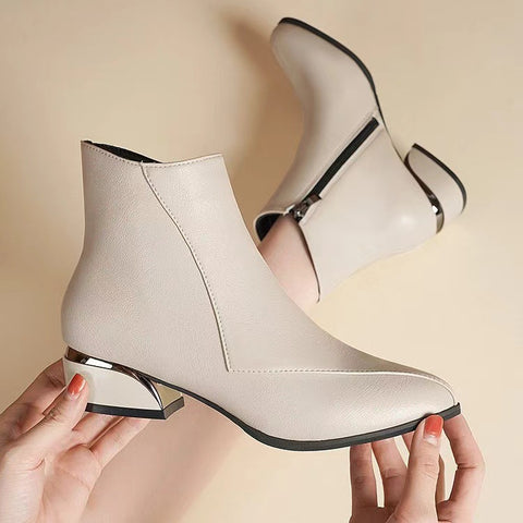 Damskie buty z prawdziwej skóry