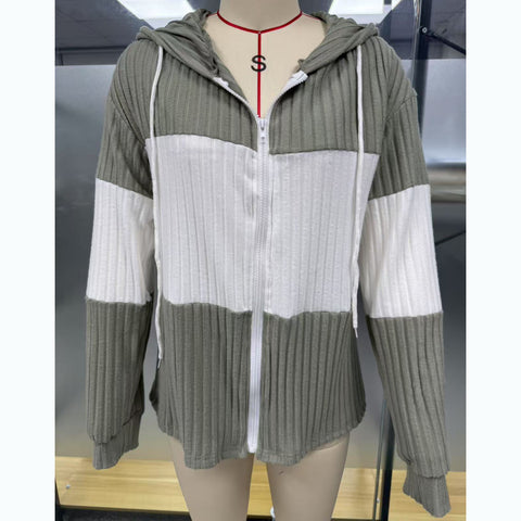 sweter casualowy z długim rękawem
