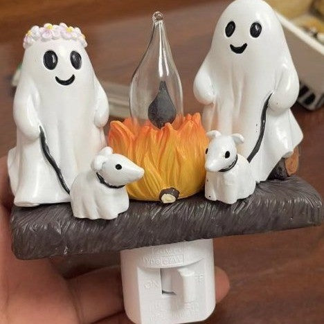 Transgraniczny Ghost Cainfire Pliczający światło nocne gniazdo duchowe ozdoba nocne