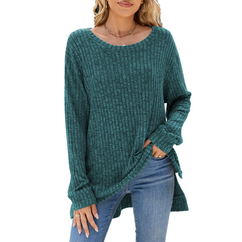 🏕️Swetry Damskie Casual – Komfortowa Jaskra W Twoim Szafie!