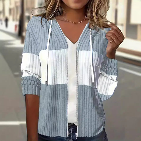 sweter casualowy z długim rękawem