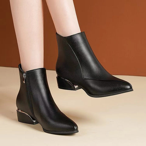 Damskie buty z prawdziwej skóry