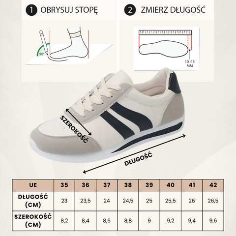 🔥Ostatnia promocja - 50% zniżki - lekkie, oddychające, miękkie trampki damskie