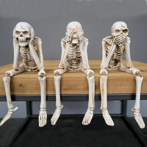 🎃👻💀Kominek symulujący halloweenową czaszkę