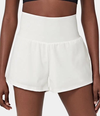 ✨️ 2025 Het försäljning 49% ZNIŻKI🥰 2-i-1-yogashorts z wysokimi midja i sidofikorami