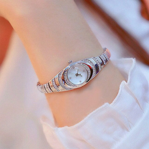 💎Zegarek damski z bransoletą z kryształków⌚⌛