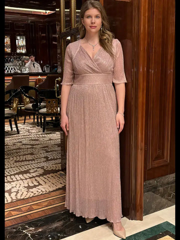 [S-5XL]Glitter Gradient Dress|Light and airy|Elegant and refreshing