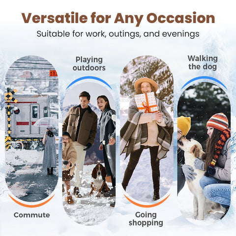 🔥GORĄCA WYPRZEDAŻ - 59% ZNIŻKI - Grube, ciepłe buty damskie na grubym obcasie