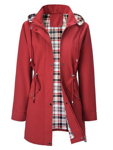 🍂Wyprzedaż jesienna 49%💗🧥Kurtka wodoodporna Ultimate Checkered dla kobiet🍃