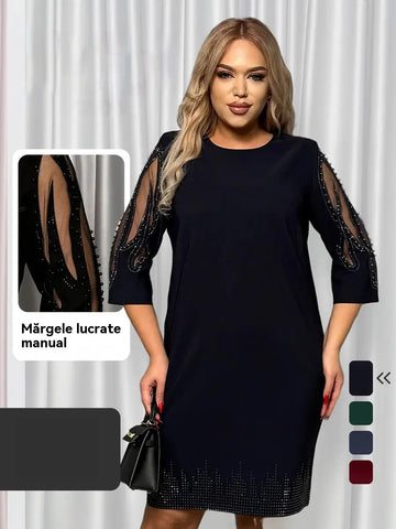 💥👗[S-5XL]Stylowe i eleganckie sukienki plus size na jesień i zimę