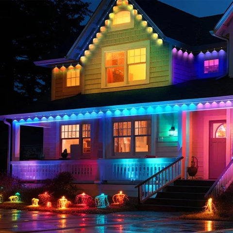 🎅 Early Christmas 49% ΕΚΠΤΩΣΗ - Smart Rainbow Permanent LED Outdoor Lamp - Smartlight 🎁