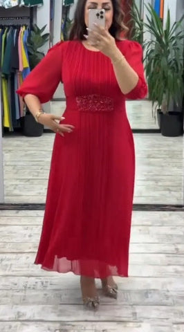 👗[S-5XL]Nowa modna sukienka, klasyczny design, elegancka i prosta