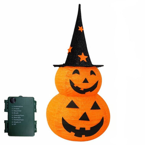Składane dekoracje dyniowe na Halloween