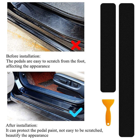 🚗Carbon Fiber Door Sill Stickers