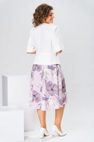 🌸[S-5XL]Wysokiej jakości sukienka z bawełny i jedwabiu