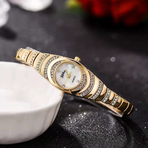 💎Zegarek damski z bransoletą z kryształków⌚⌛