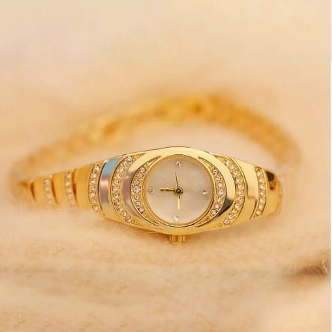 💎Zegarek damski z bransoletą z kryształków⌚⌛