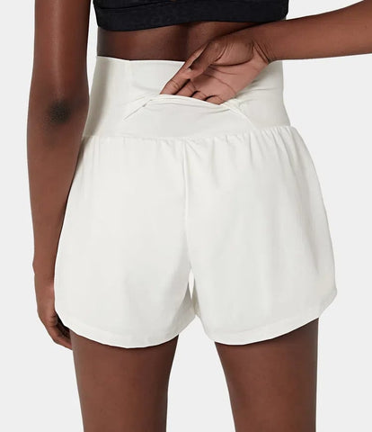 ✨️ 2025 Het försäljning 49% ZNIŻKI🥰 2-i-1-yogashorts z wysokimi midja i sidofikorami