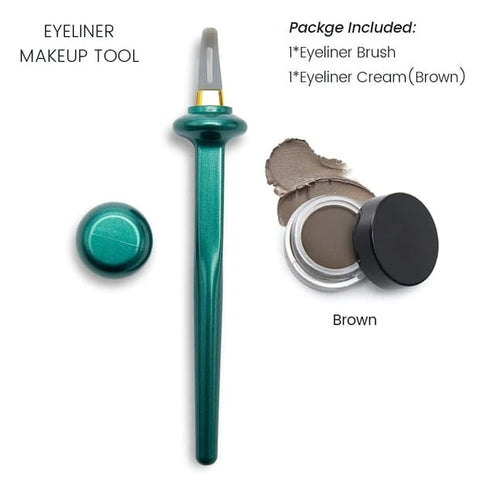 Oferta specjalna -49% ZNIŻKI✨Nieskazitelny zestaw eyelinerów z kremowym eyelinerem