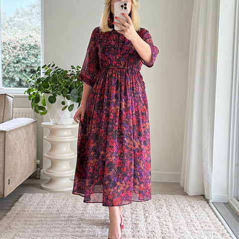 【Elegancka luźna sukienka S-4xl 】💖