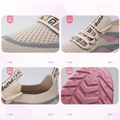 Zrelaksowane buty do biegania z koronką dla kobiet